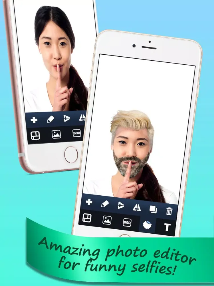 Man Hairstyle and Beard Salon iPad 应用截图