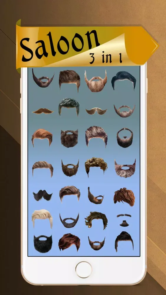 Man Hairstyle and Beard Salon应用截图