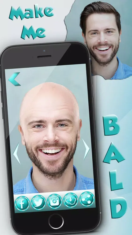 Baldify Me: Funny Photo Editor Ekran Görüntüleri