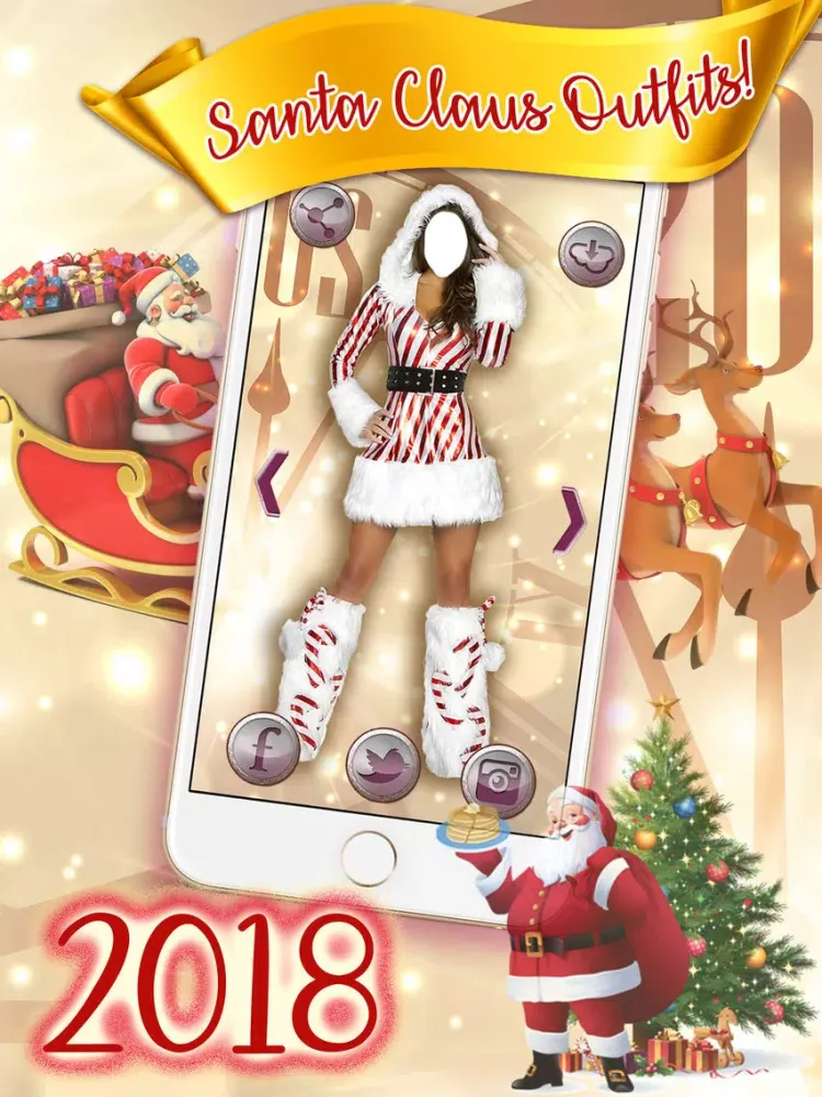 Zrzuty ekranu Santa Claus Christmas Dress Up iPad 