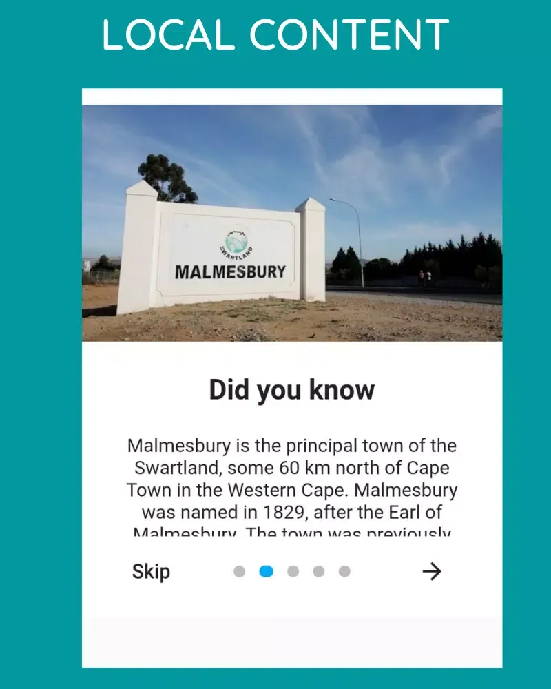 Tangkapan layar Malmesbury Find