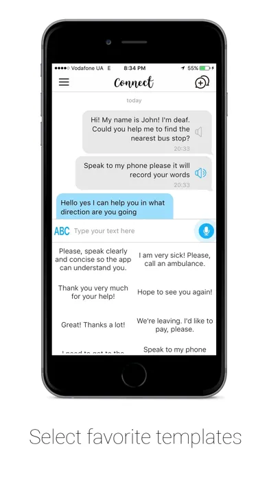 Connect by BeWarned - app for deaf and HOH Screenshots