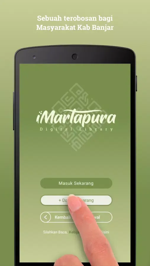 Ảnh chụp màn hình của iMartapura