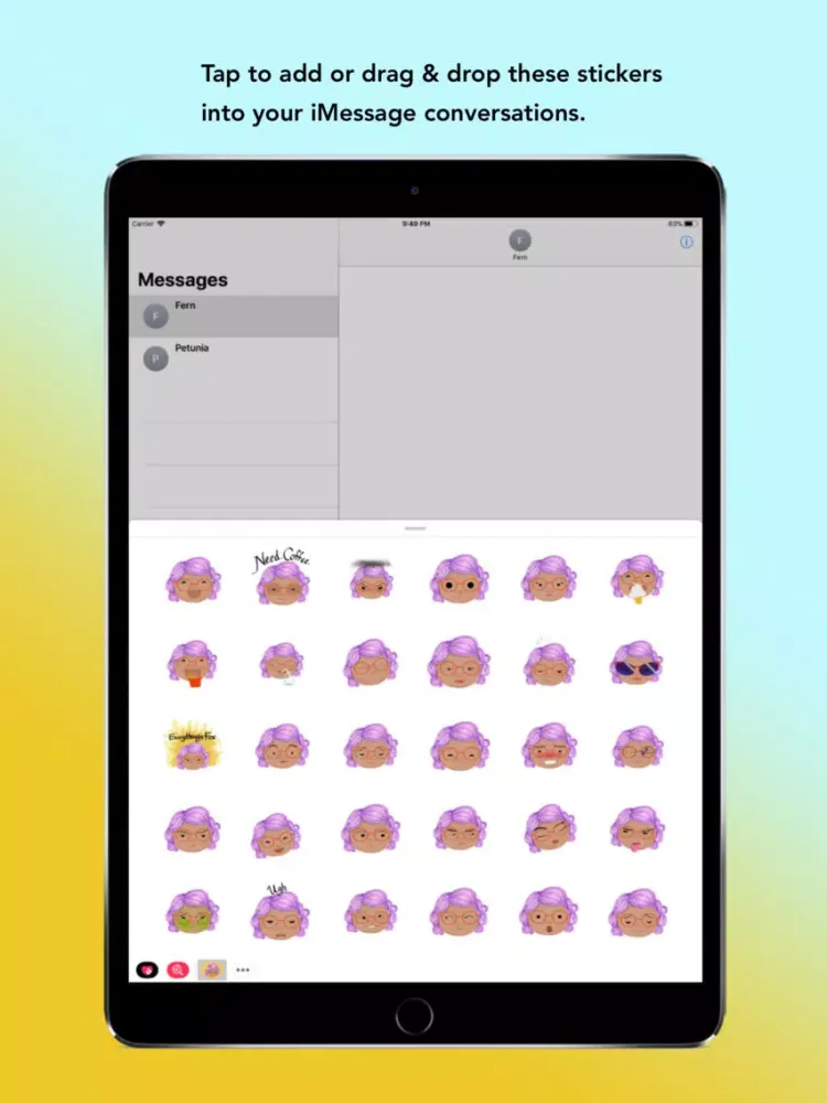 Mumble Midge iPad  سکرین شاٹس