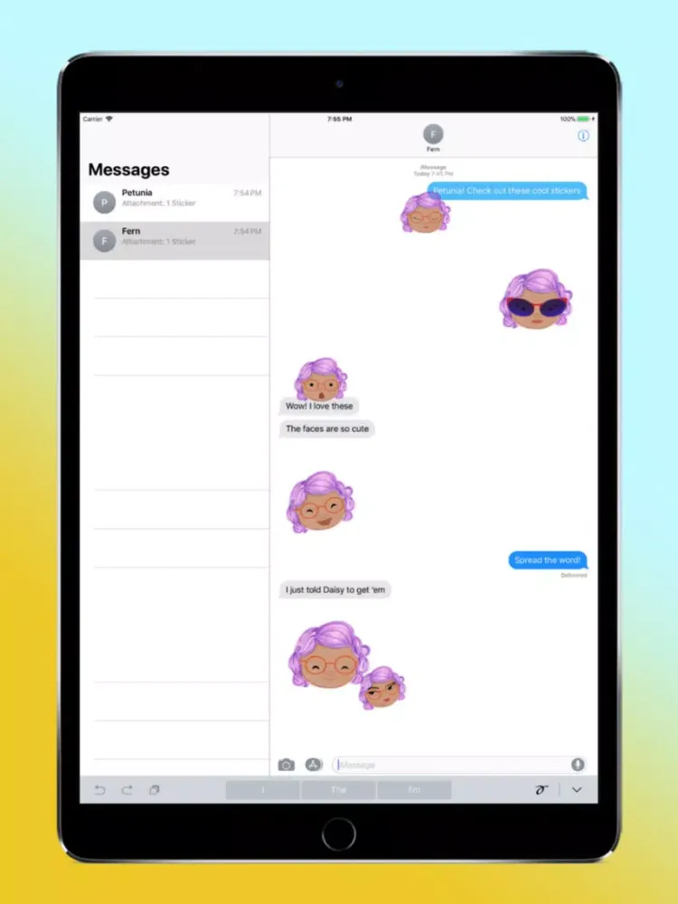 Mumble Midge iPad  سکرین شاٹس