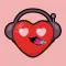 Cute Heart Sticker