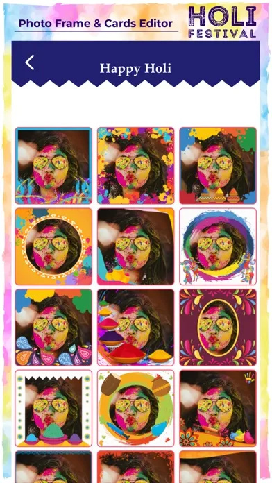صور Holi Photo Frame & Card Editor