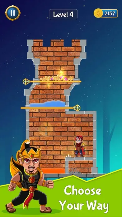 Zrzuty ekranu Hero Rescue - Pull Pin Games