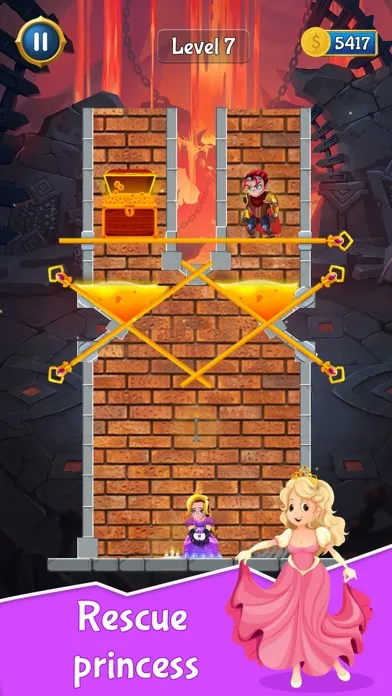 Zrzuty ekranu Hero Rescue - Pull Pin Games