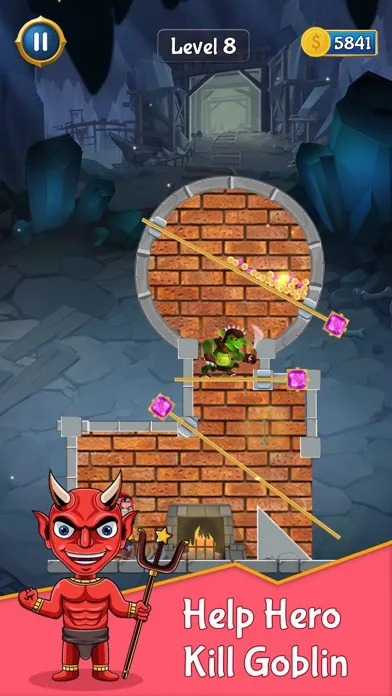 Zrzuty ekranu Hero Rescue - Pull Pin Games