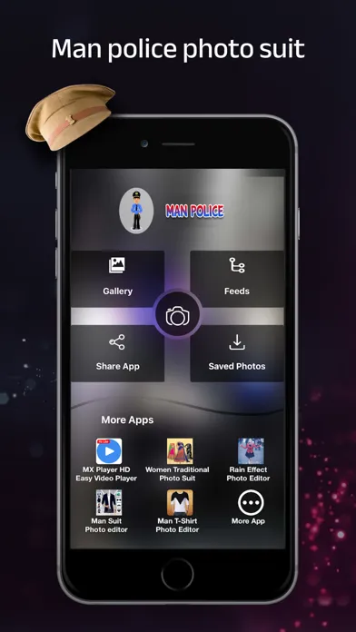 Man Police Photo Suit应用截图