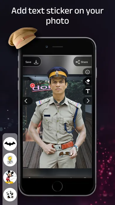Man Police Photo Suit应用截图