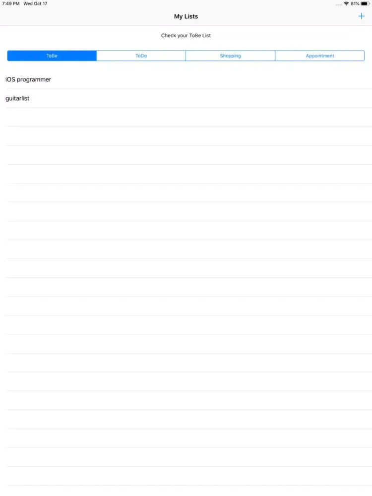 Tangkapan skrin Motivating Task Manager iPad 