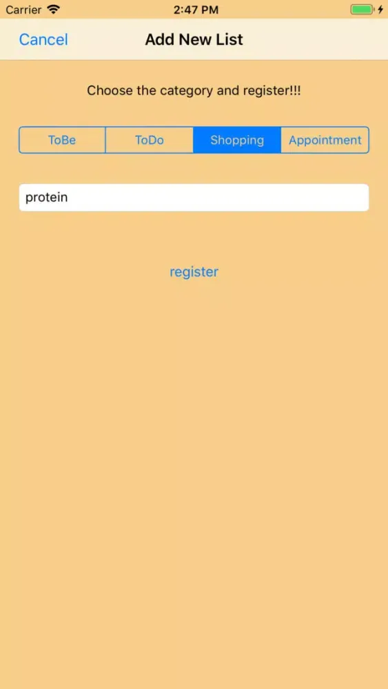 Tangkapan skrin Motivating Task Manager