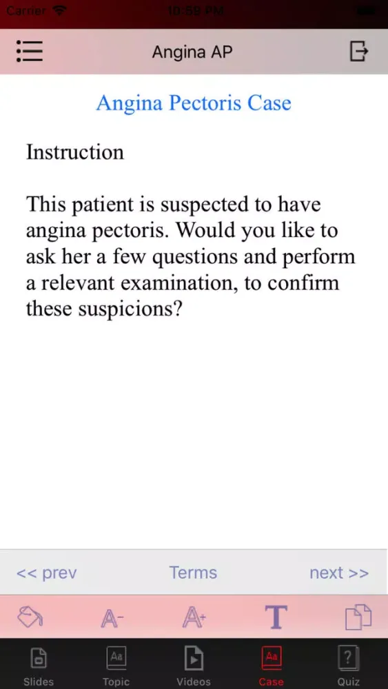 Angina offline Screenshots