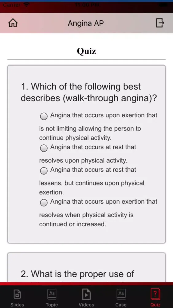 Angina offline Screenshots