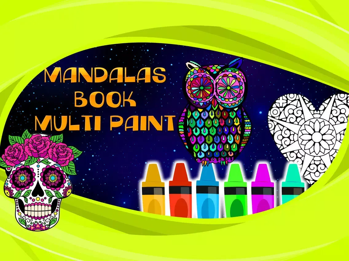 Zrzuty ekranu Mandalas Book Multi Paint iPad 