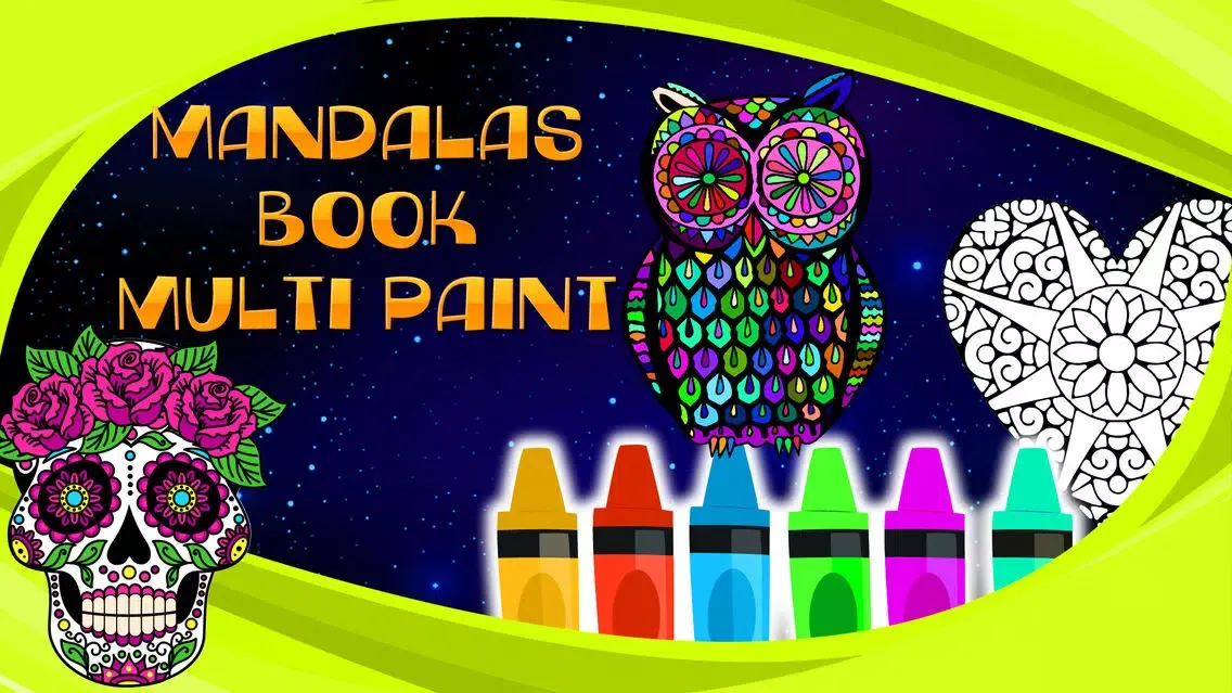 Zrzuty ekranu Mandalas Book Multi Paint