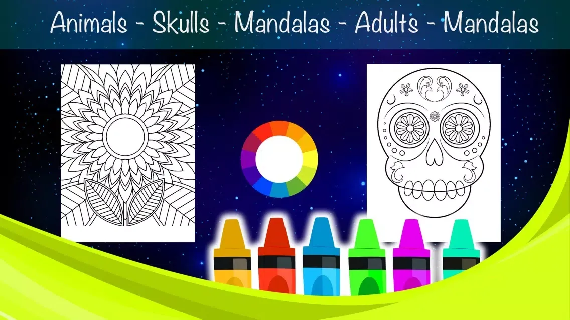 Zrzuty ekranu Mandalas Book Multi Paint