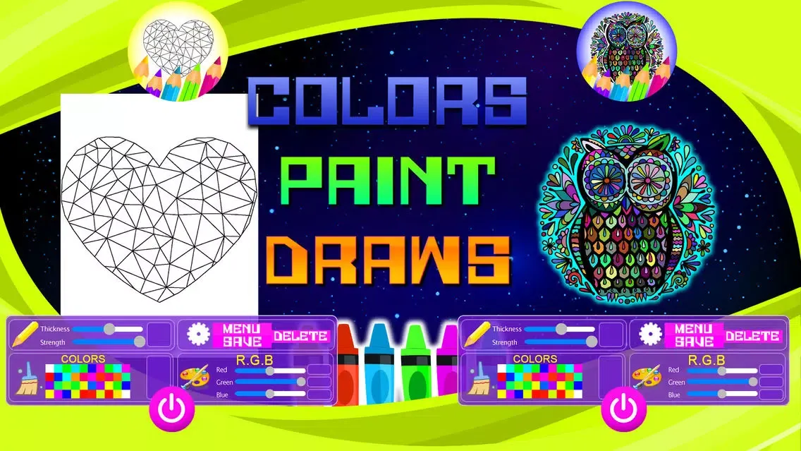 Zrzuty ekranu Mandalas Book Multi Paint