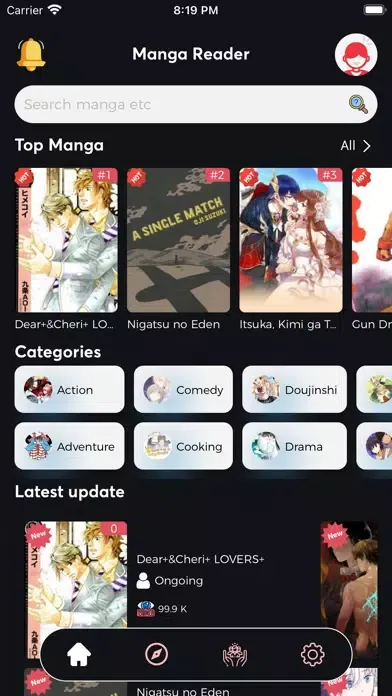 Capturas de tela do Manga reader - Best Manga Zone
