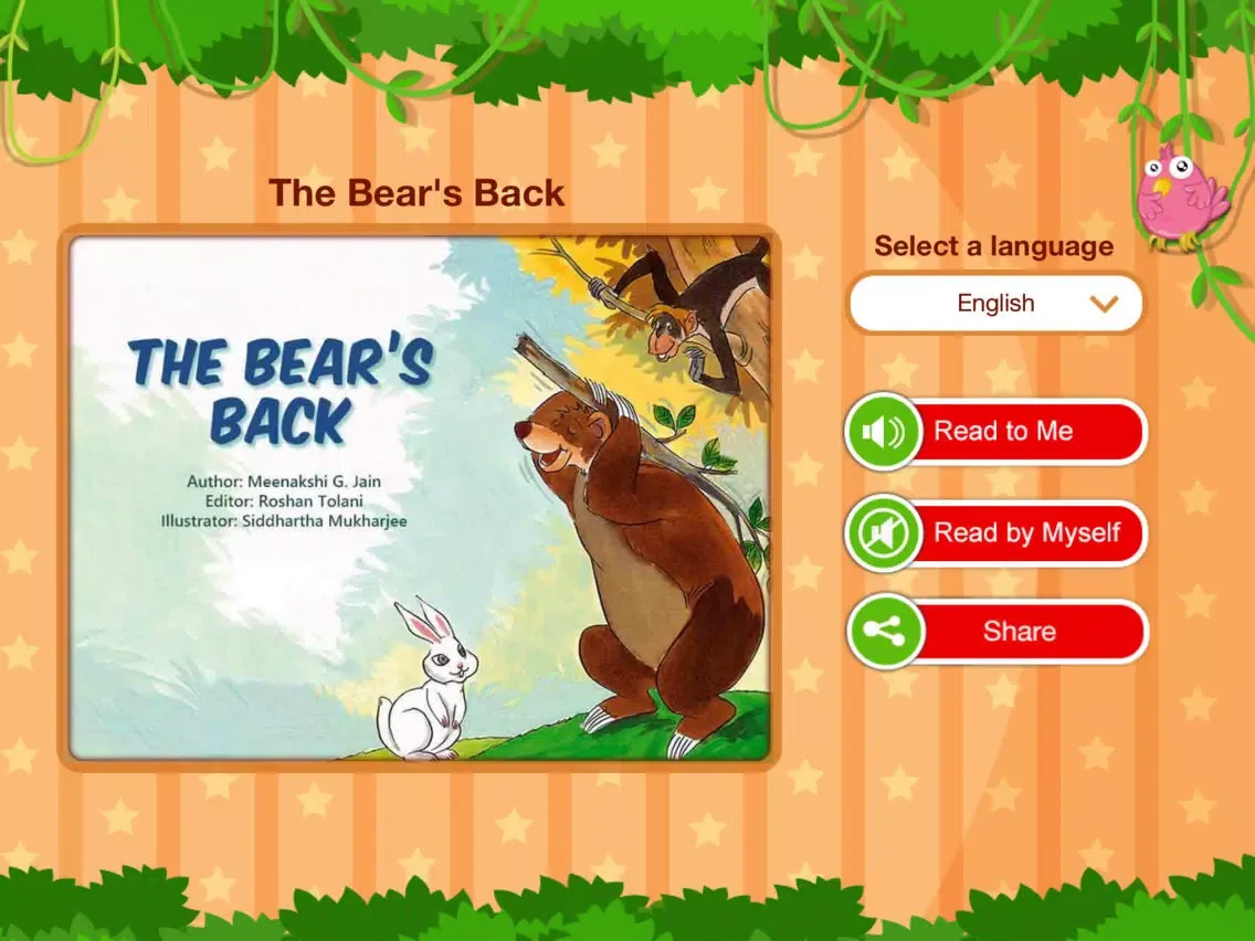 Capturas de pantalla de The Bear's Back - Interactive eBook in English for children with puzzles and learning games iPad 