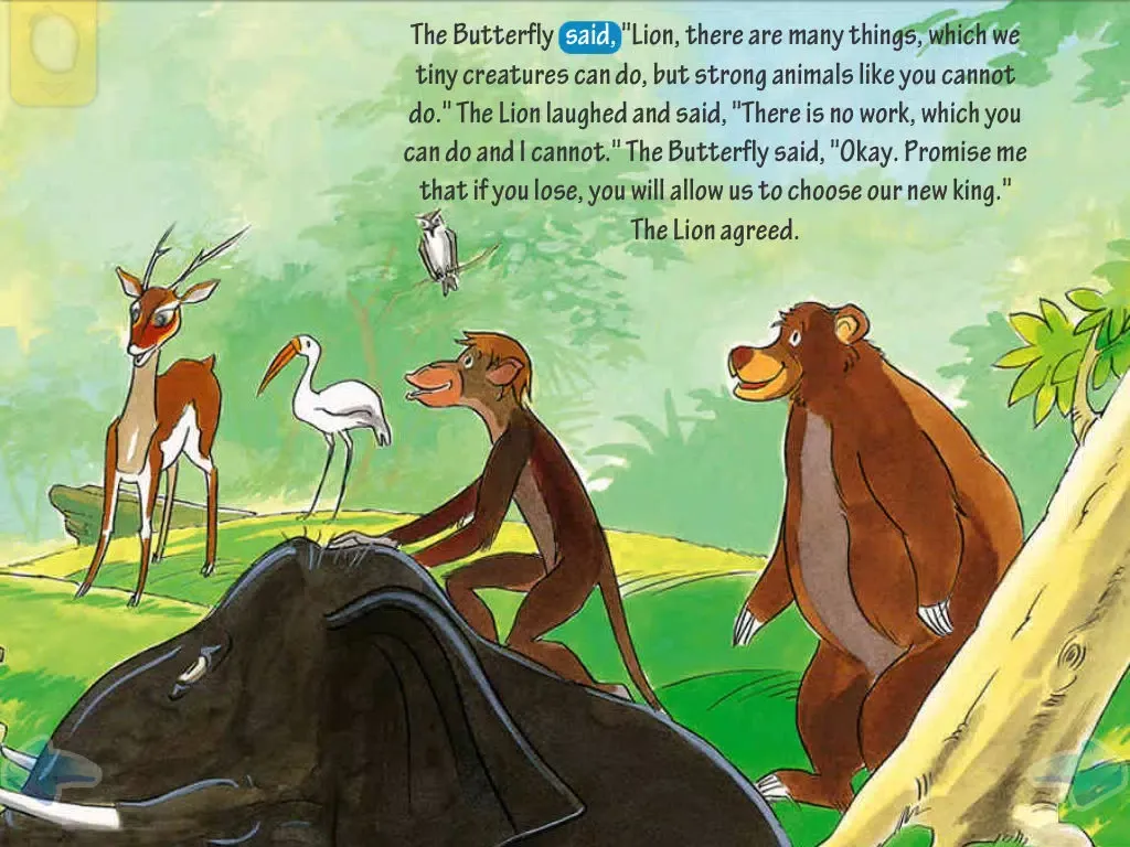 The Lion Cannot Do Everything - Best Stories from Panchatantra and Amar Chitra Katha Indian fables and tales iPad  سکرین شاٹس