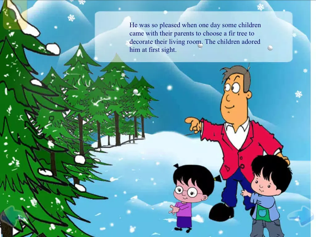 ภาพหน้าจอของ The Little Christmas Tree - Interactive eBook in English for children with puzzles and learning games iPad 