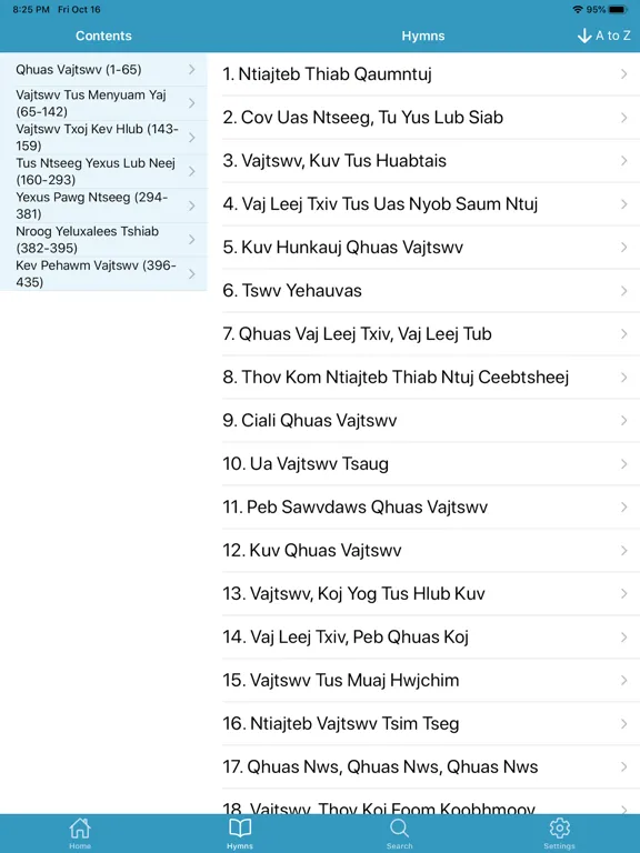 Ảnh chụp màn hình của Cov Ntseeg Yexus Phoo Nkauj iPad 