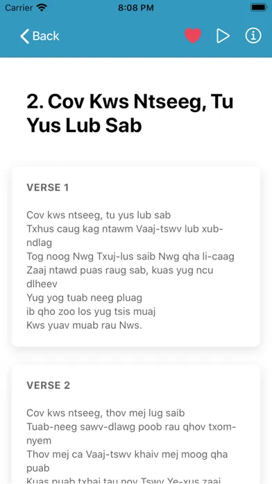 Ảnh chụp màn hình của Cov Ntseeg Yexus Phoo Nkauj