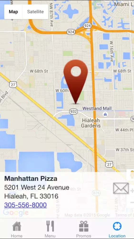 Captures d'écran de Manhattan Pizza Place - Order Online