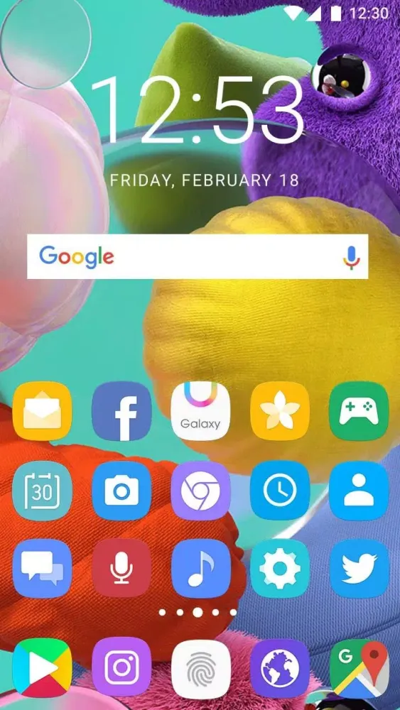 Theme for Samsung Galaxy A21 스크린샷