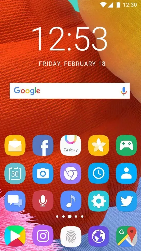 Theme for Samsung Galaxy A21 스크린샷