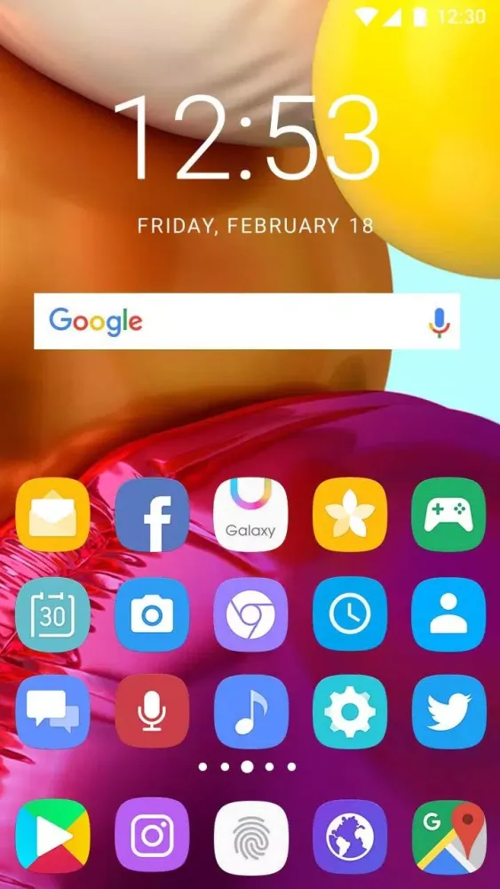 Theme for Samsung Galaxy A21 스크린샷