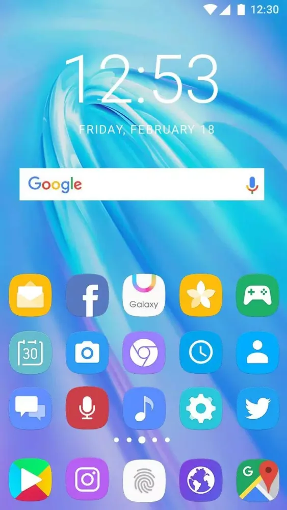 Theme for Samsung Galaxy A21 스크린샷