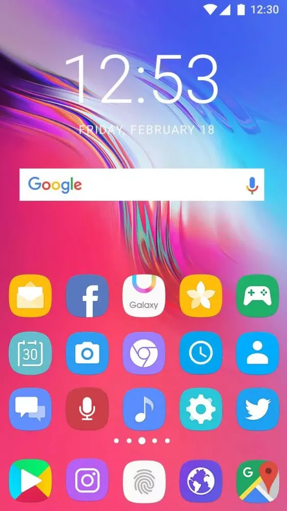 Theme for Samsung Galaxy A21 스크린샷