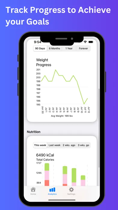 Zrzuty ekranu CalX - AI Calorie Counter