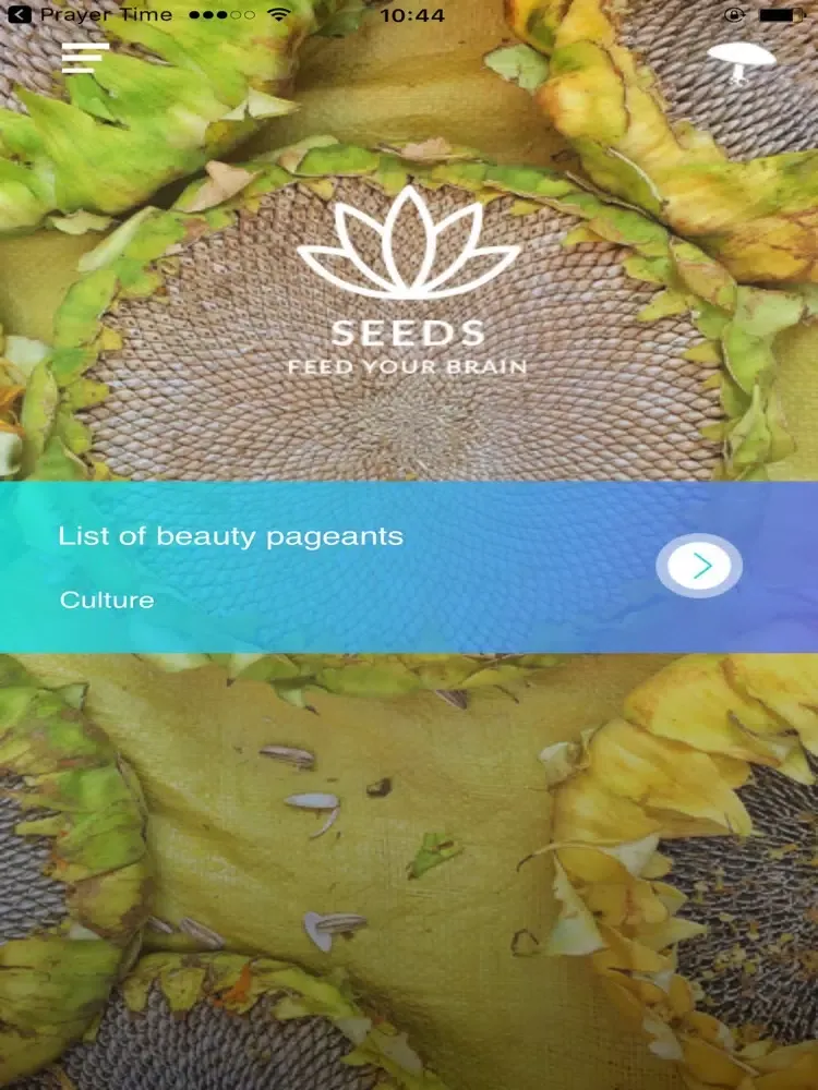 Zrzuty ekranu Seeds - feed your brain iPad 