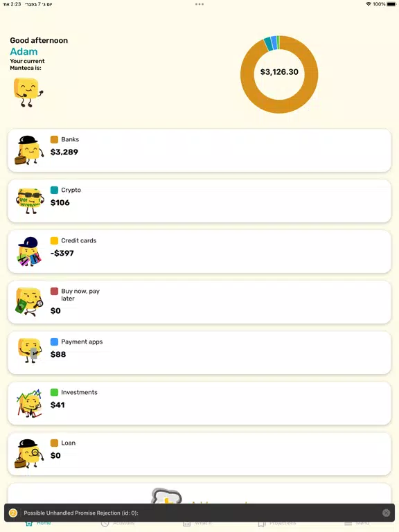 Zrzuty ekranu Manteca iPad 