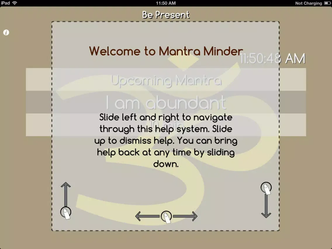 Mantra Minder iPad 应用截图