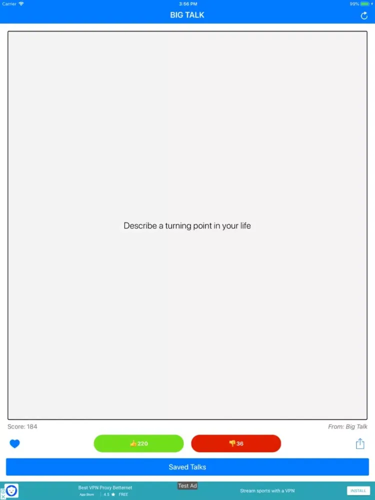 Capturas de tela do Big Talk: Skip small talk iPad 