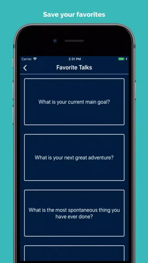 Capturas de tela do Big Talk: Skip small talk