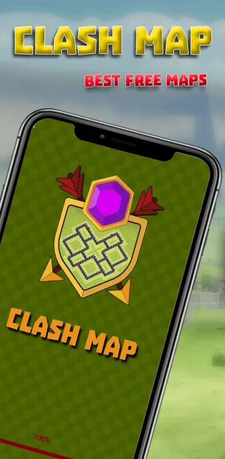 Capturas de pantalla de clash maps layout Base link