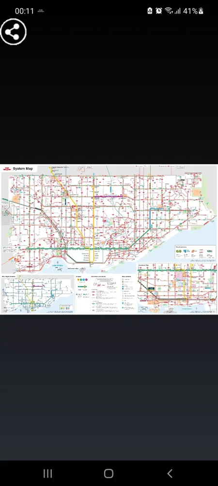 Toronto Bus Map Screenshots