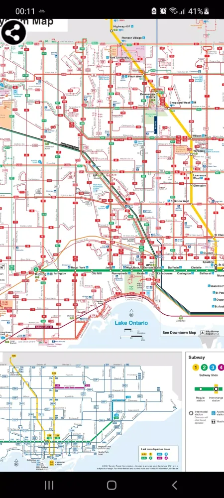 Toronto Bus Map Screenshots