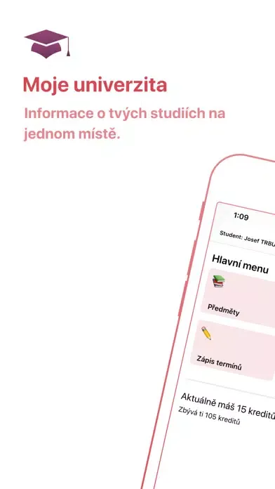 Capturas de tela do Moje univerzita