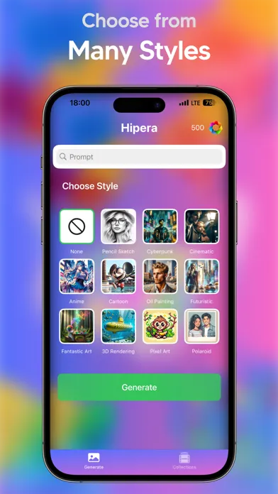AI Generated Image: Hipera Screenshots