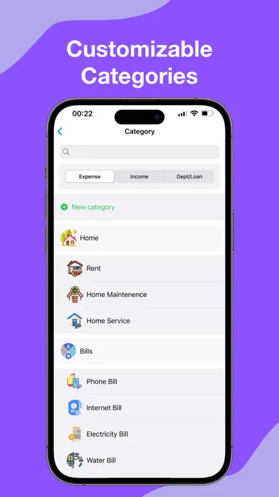 Screenshot di Expena: Budget, Track Expenses