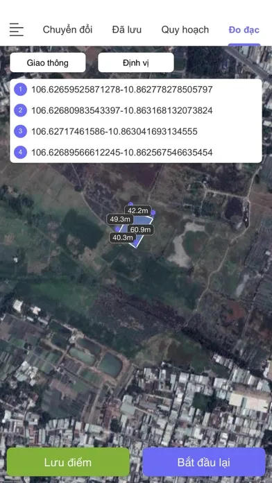 Zrzuty ekranu Toạ độ VN2000