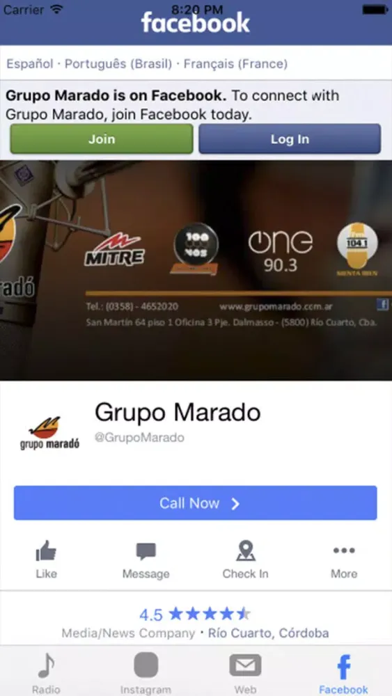 Скриншоты Grupo Maradó